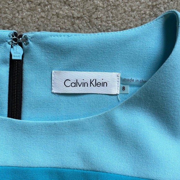 🆕 NWOT High Quality *Calvin Klein* Colorblock Business Dress - Women’s Size 8 - Picture 3 of 5
